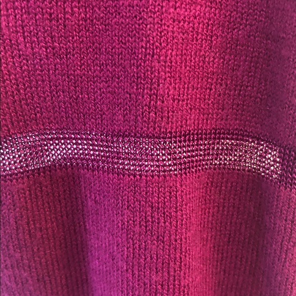 Express Long Sleeve Sheer Strip Shirt - Picture 6 of 6